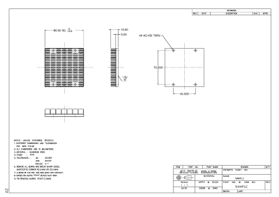 Asymmetrical mounting holes