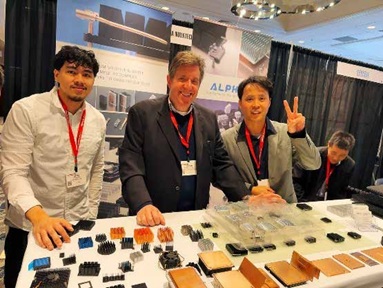 展示会での株式会社アルファの様子